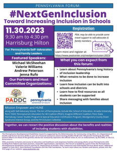 #NextGenInclusion Toward Increasing Inclusion in Schools @ Hilton Harrisburg