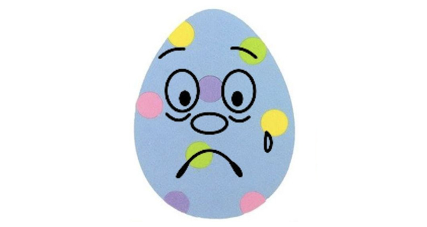 Sad Easter Egg