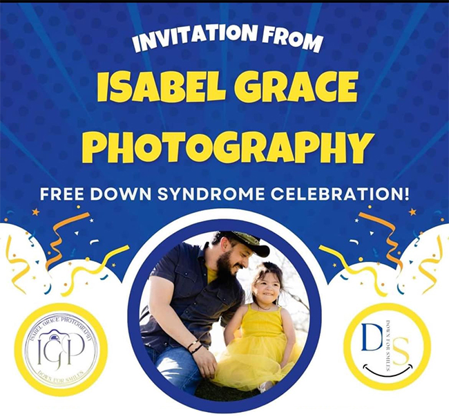 Celebrating Down Syndrome at Dave & Buster's with Isabel Grace Photography
