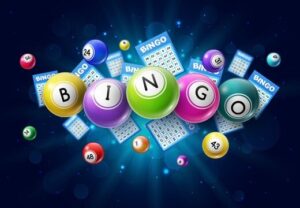 DelcoDSIG Bingo Card Graphic - Bingo Balls Spelling out the work Bingo