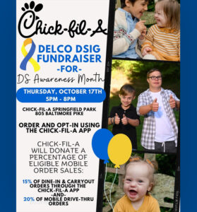 DS Awareness Month Fundraiser: Chick-Fil-A @ Chick-Fil-A Springfield Park