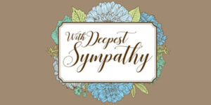 with Deepest Sympathy banner