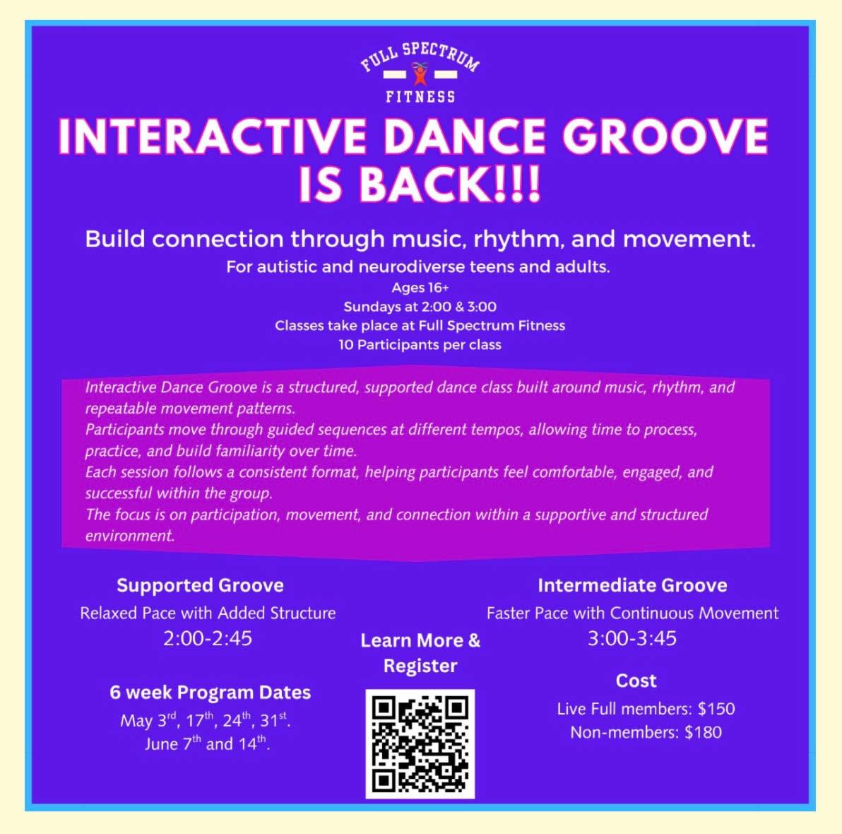 Full Spectrum Fitness Presents: Interactive Dance Groove!